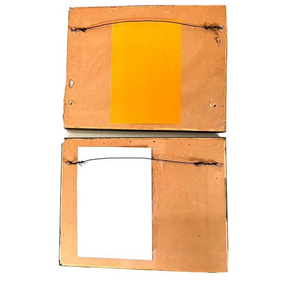 Set / 3 Warren Kimble Framed Folk Art Animal Print Country Style Kitchen Wall - Picture 6 of 6